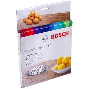 Диск-терка крупна (для дерунів) MUZ45RS1 для кухонного комбайна Bosch 00573022 00000009216 фото