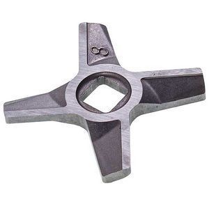 Ніж для м&aposясорубки Zelmer/Bosch 10003883 D=55.5mm s=5mm Отвір=10x10mm NR8 ZMMA028X (A863109.00) (двосторонній) 00000002085 фото